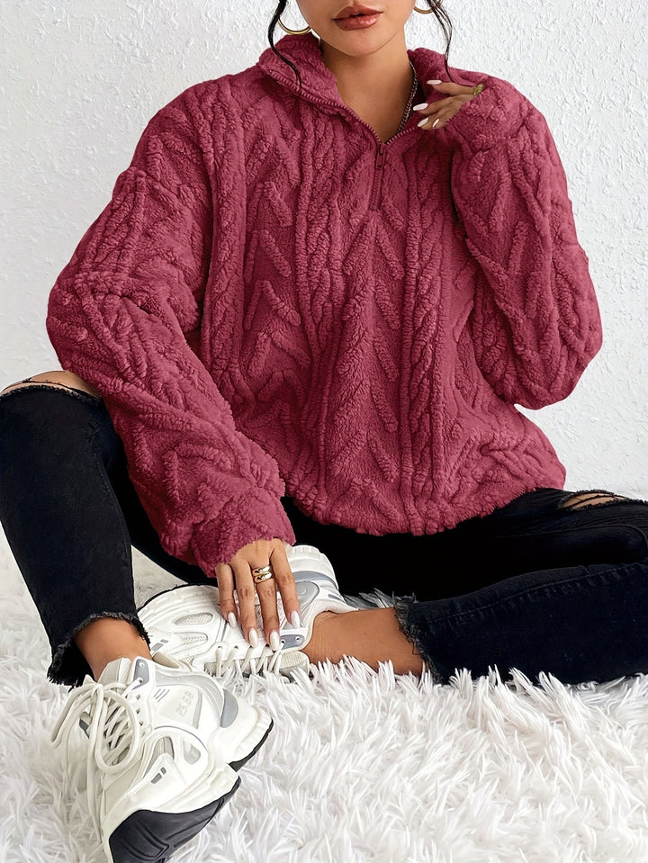 Lilian | Knit Half Zip Jumper