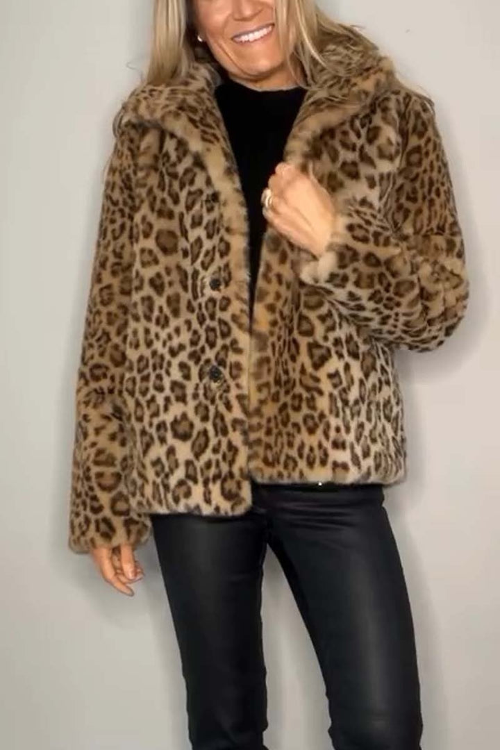 SOPHIE® | Leopard Print Coat Short