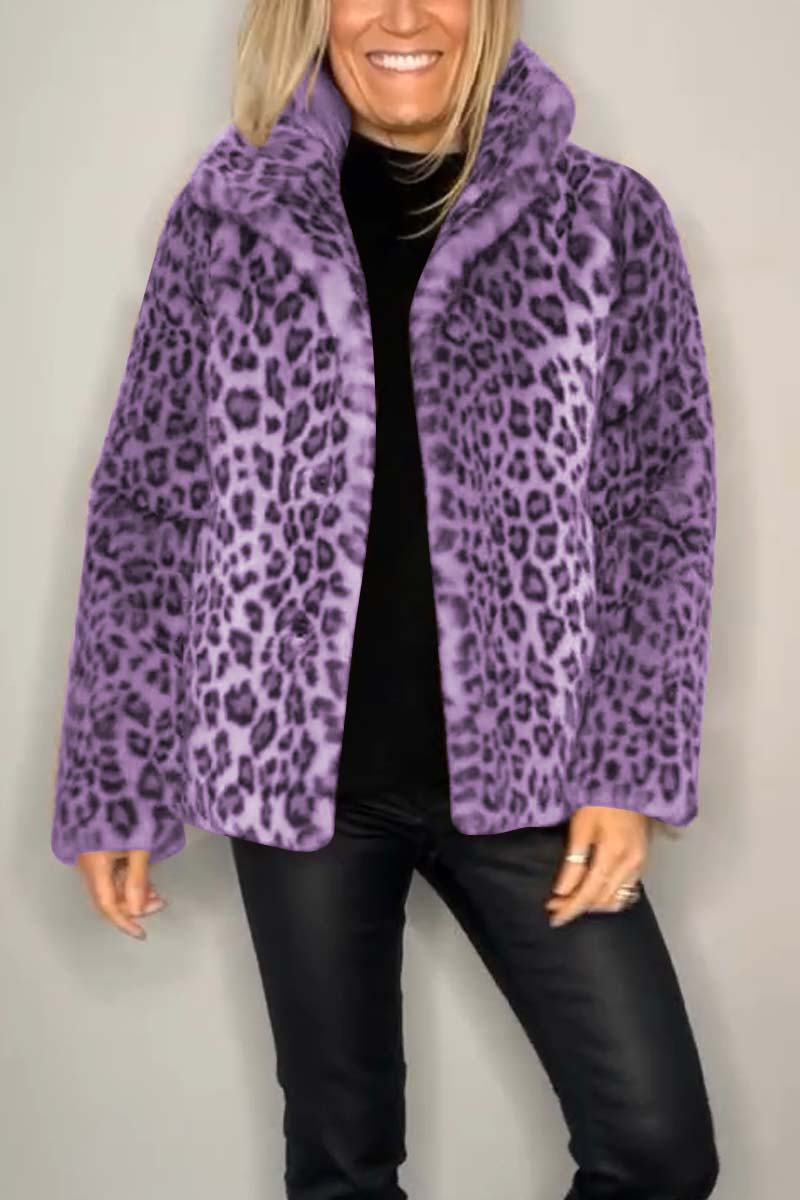 SOPHIE® | Leopard Print Coat Short