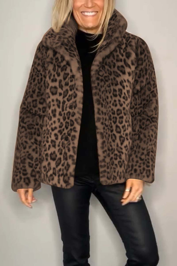 SOPHIE® | Leopard Print Coat Short