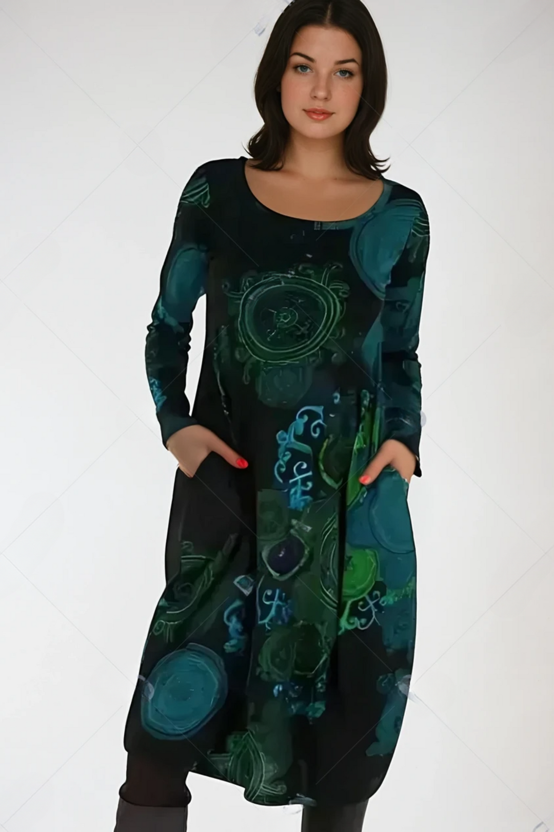 Georgia | Unique Bohemian-Inspired Winter Dress