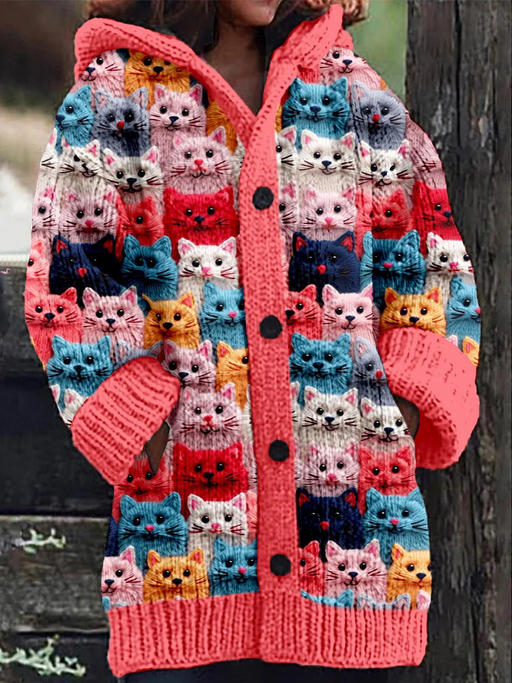 PENELOPE® | Colorful Knit Cat Cardigan