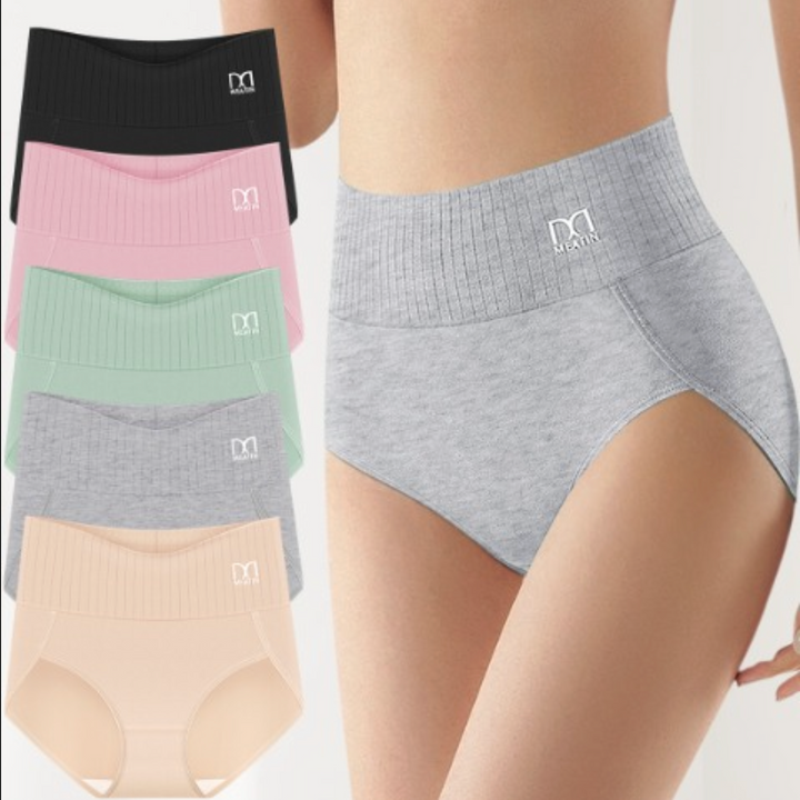 SHAPELEX® | 6-pack High-Waisted Breathable & Comfortable Underwear with Tummy Control