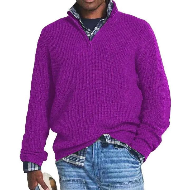 Isaac | Knitted Sweater With Zipper