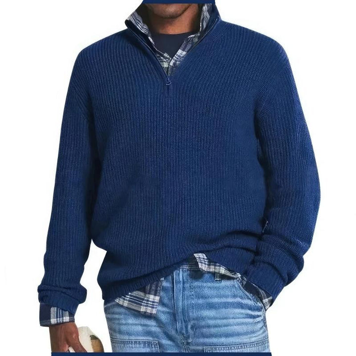 Isaac | Knitted Sweater With Zipper