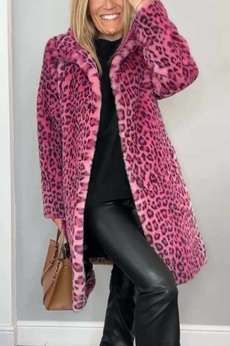 Leah | Leopard Print Coat