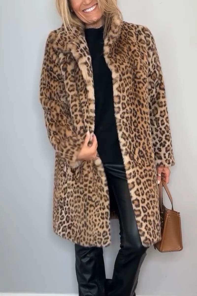 Leah | Leopard Print Coat